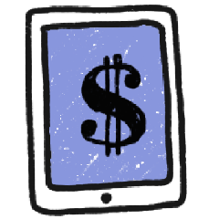 Single fee icon